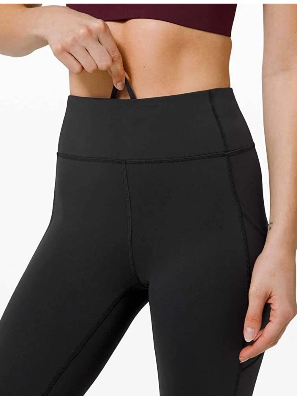 Lululemon Invigorate High-Rise Tight 25" Black. Size 2 - Picture 2 of 14